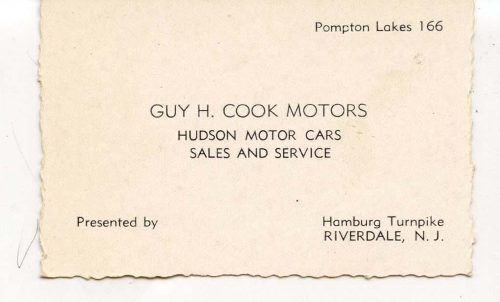 Riverdale’s longtime car dealership Bits of History Morris & Passaic